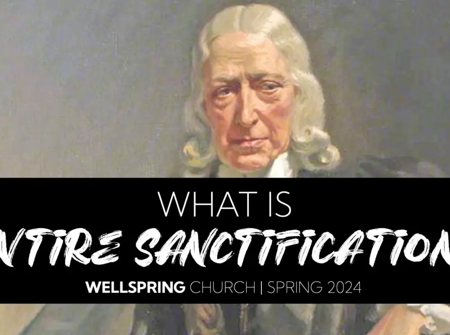 A picture of an old man with the words " what is fire sanctification ?" written on it.