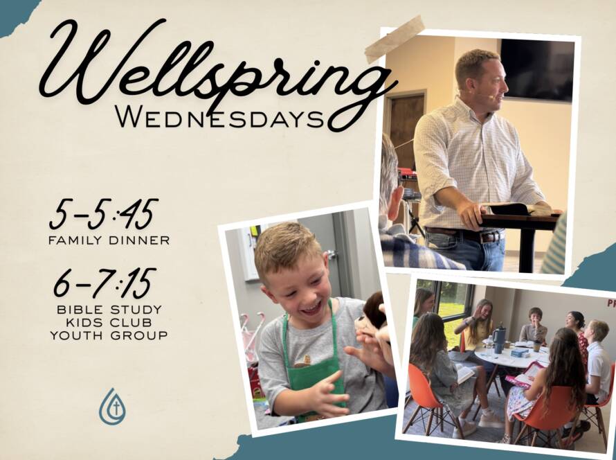 Wellspring Wednesdays event with family activities.