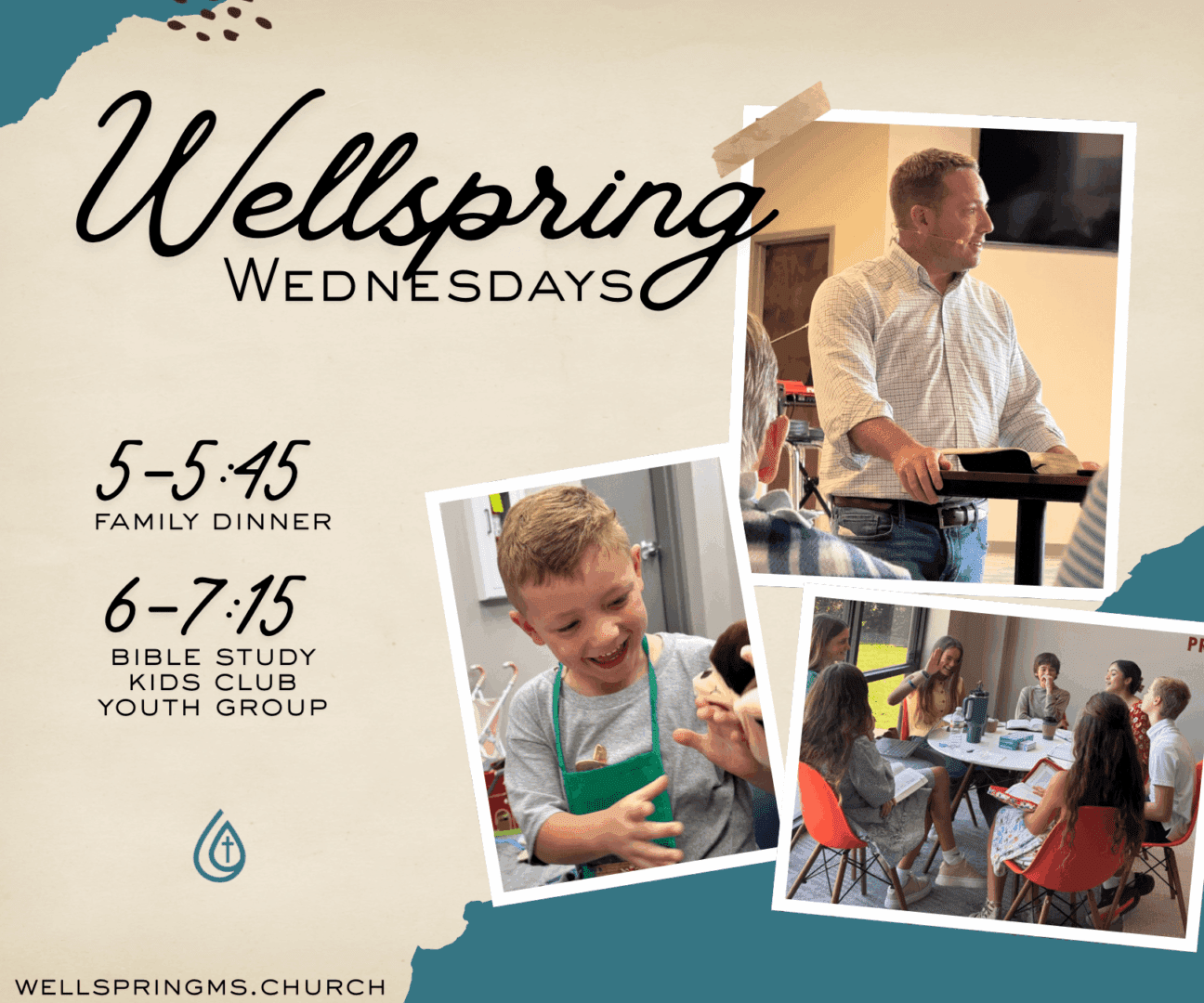 Wellspring Wednesdays event with family activities.