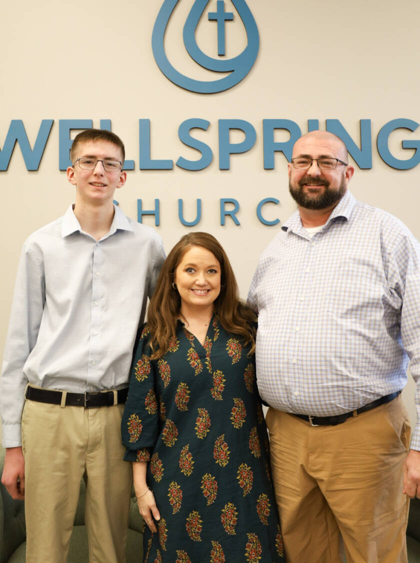 Jeremy, Katie, and Kase Meyers